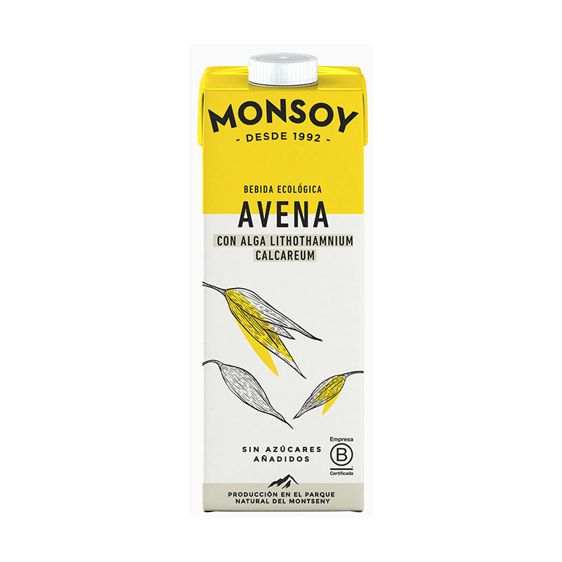 Monsoy Bebida Bio de Aveia Cálcio 1L