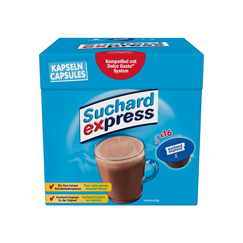Suchard Express para máquinas Dolce Gusto 16x16g