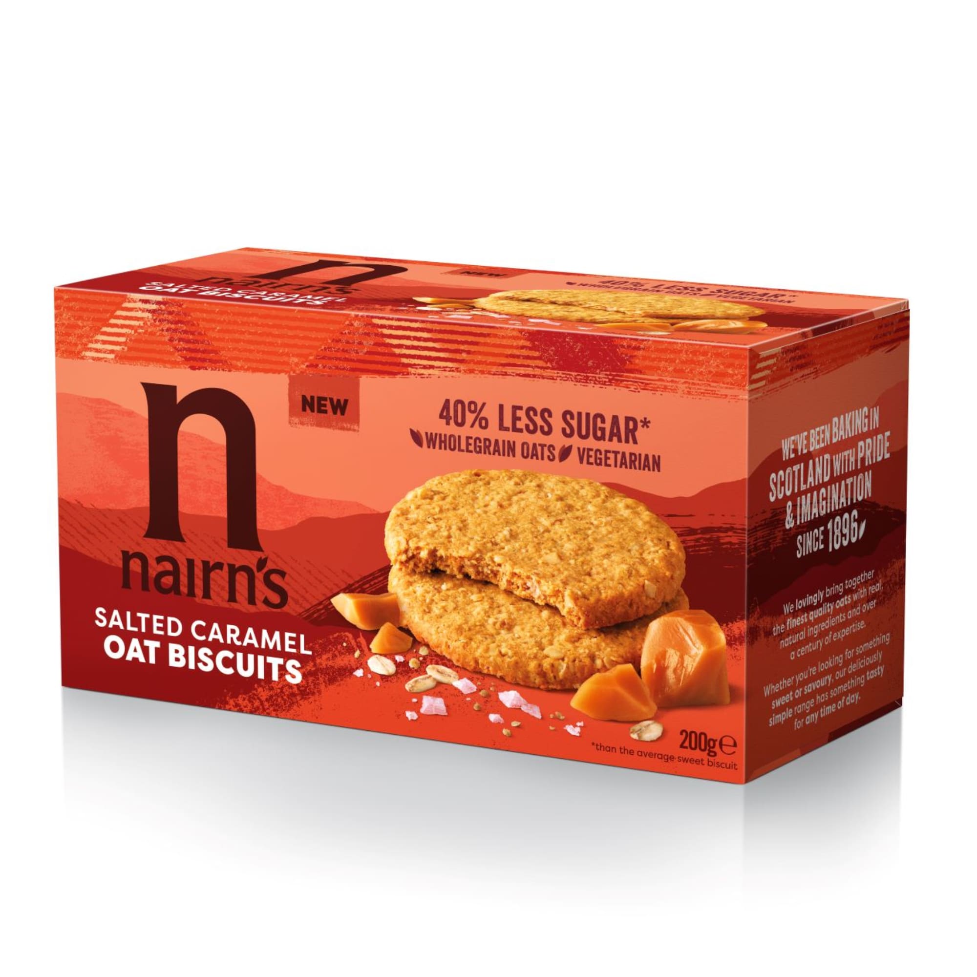 Nairn’s bolacha Oat Biscuit Salted Caramel 200g