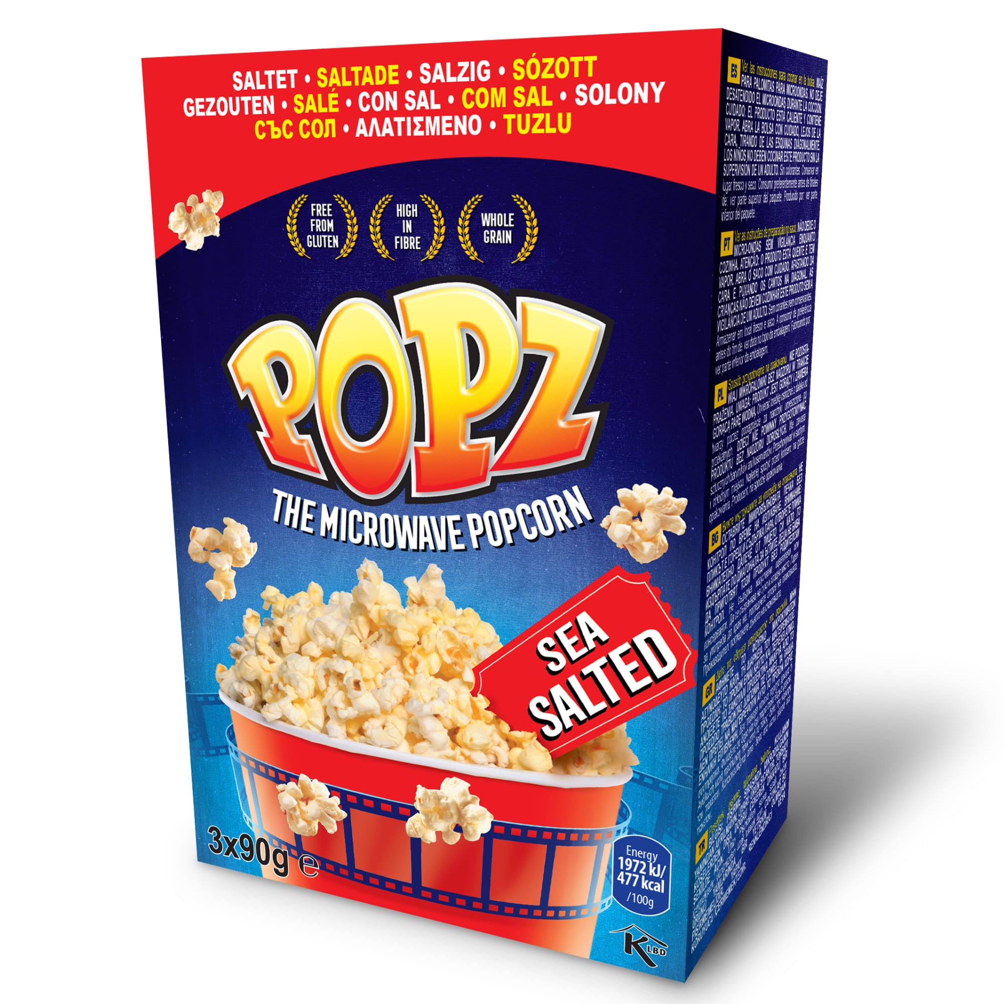 Popz Salted 3 x 90g