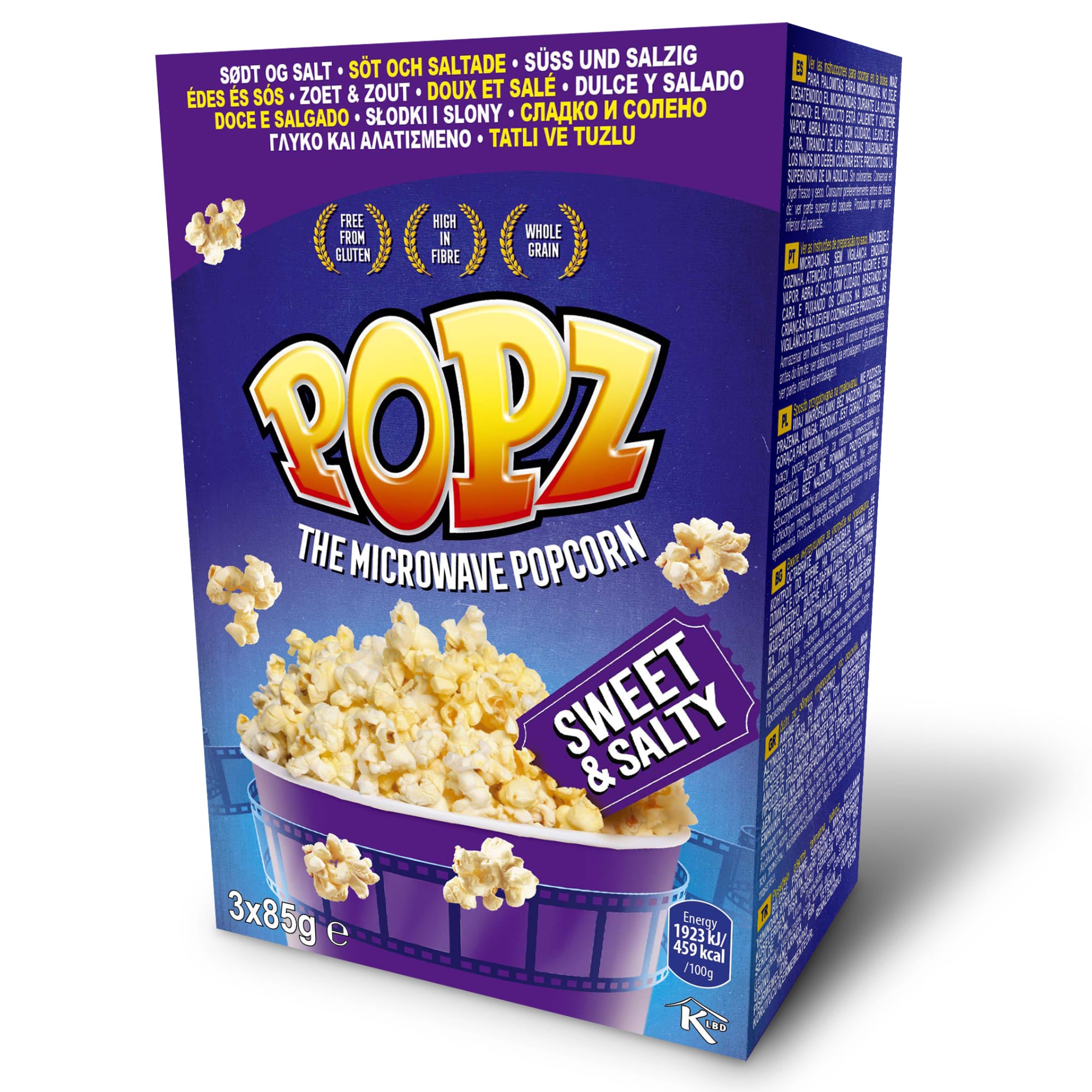 Popz Sweet & Salt 3 x 85g