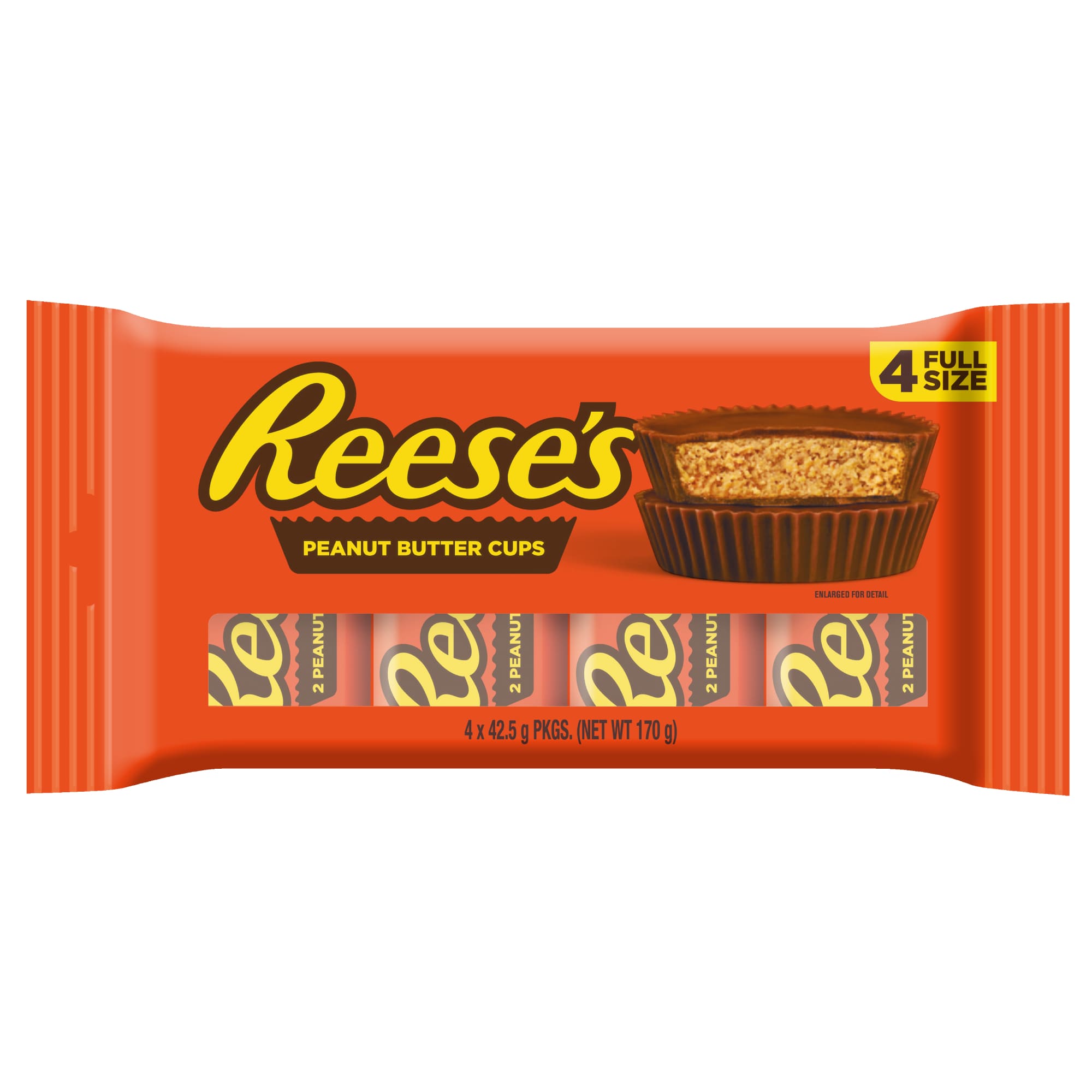 REESE'S Peanut Butter Cups 4-pack 170g