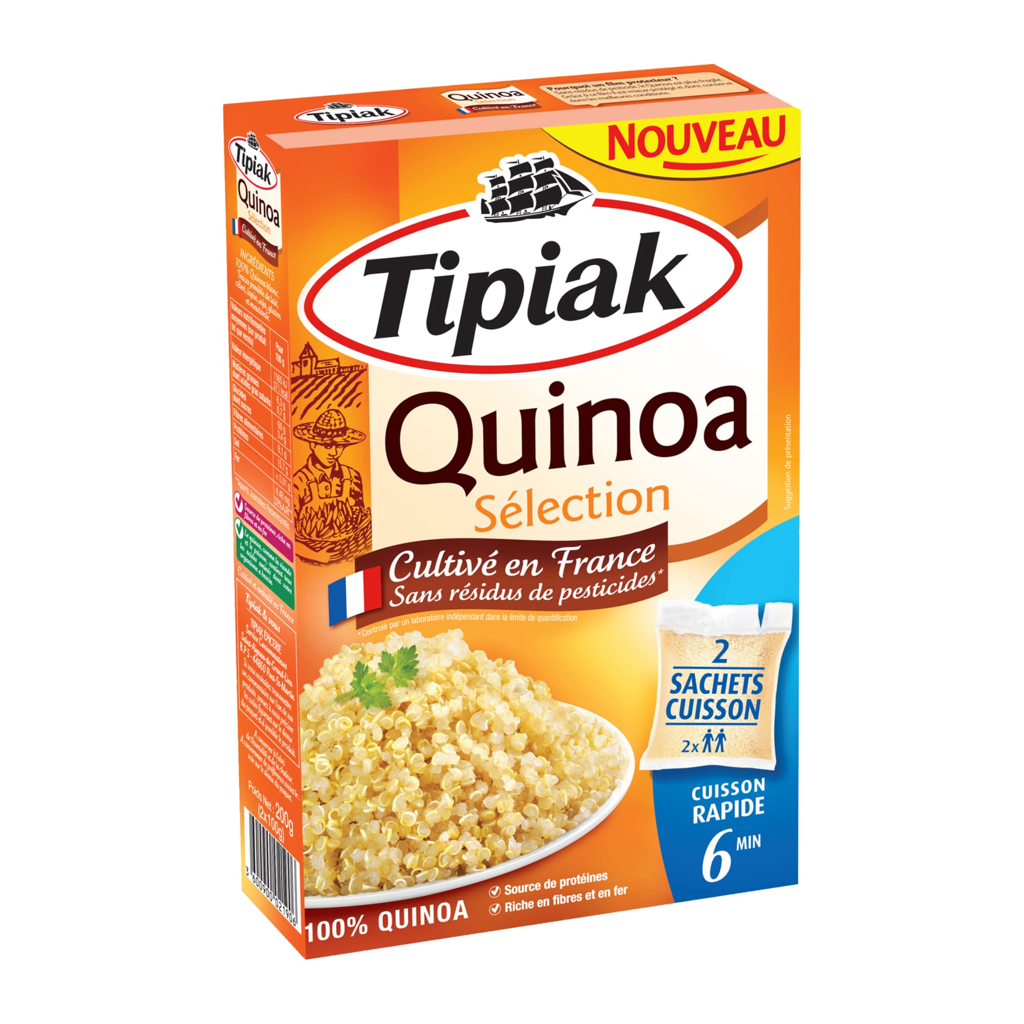 Tipiak Quinoa Sélection 2 x 100g