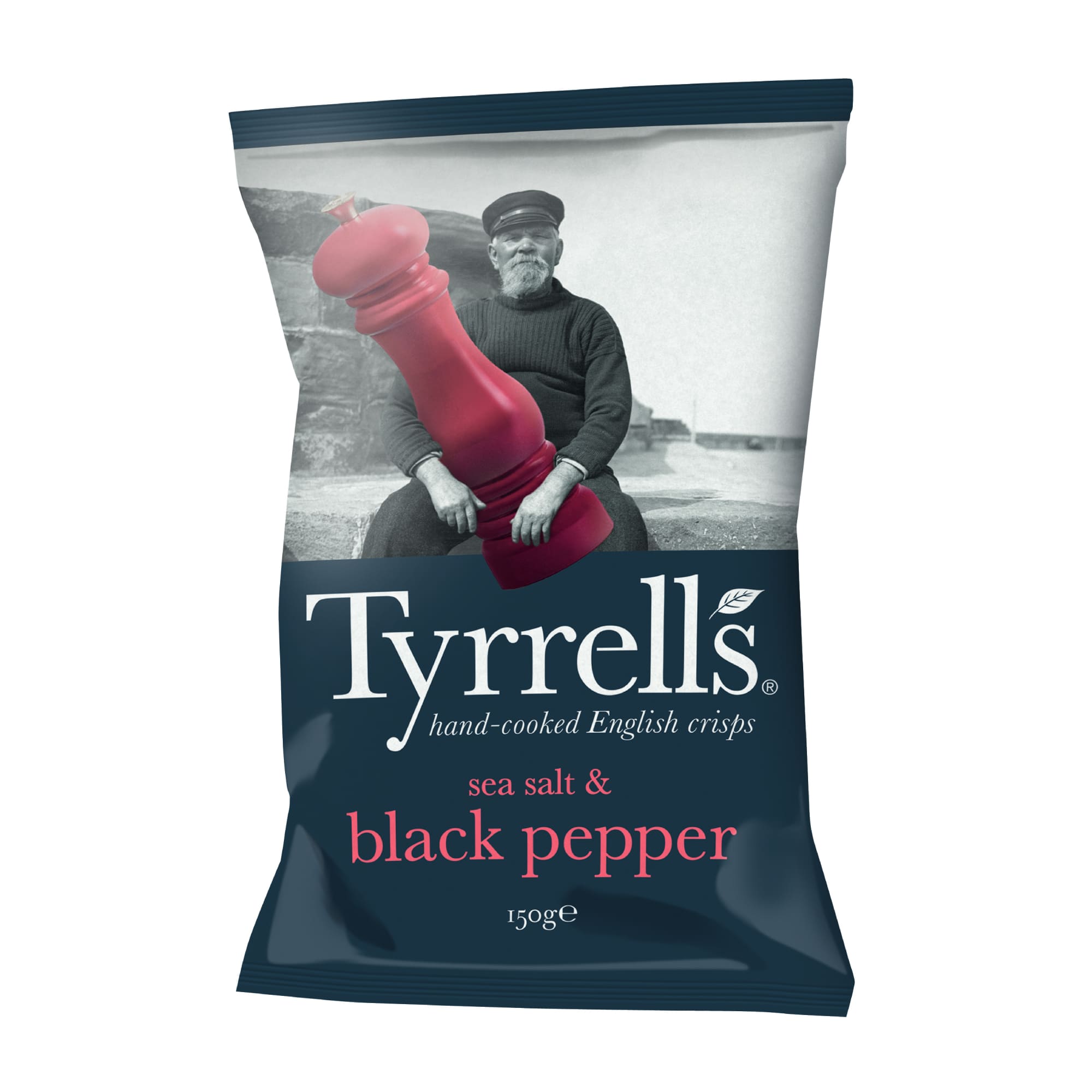 Tyrrell's Sea Salt & Black Pepper 150g