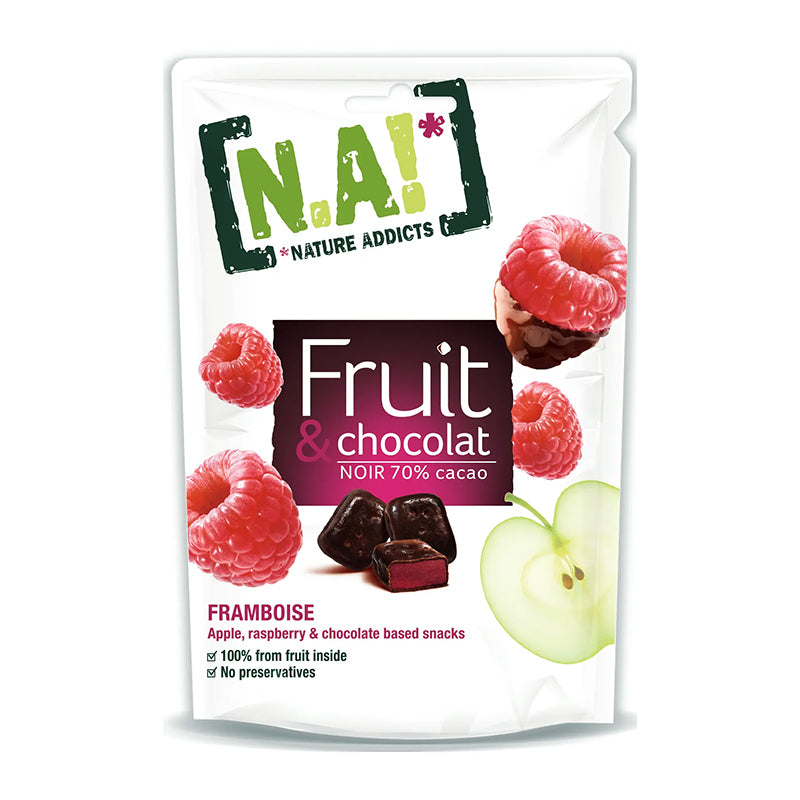 N.A! Tiras de Fruta Framboesa e Chocolate 35g