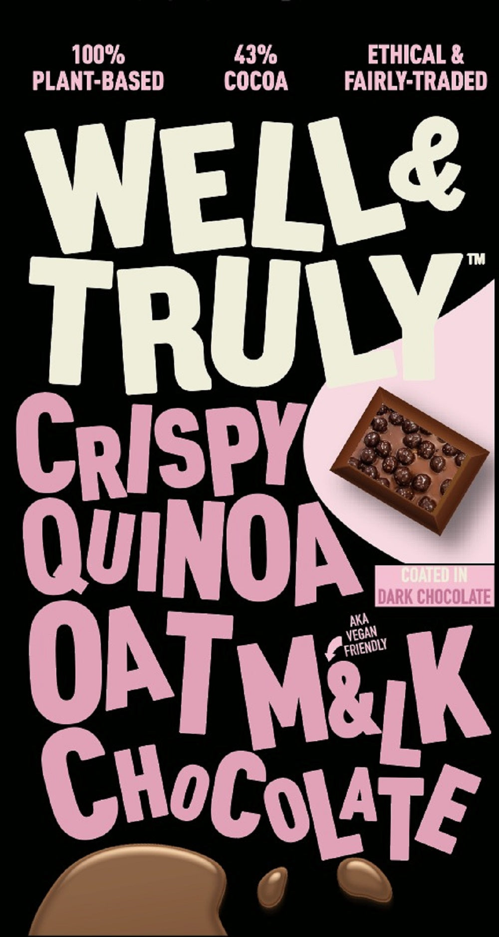 Well & Truly Puffed Quinoa Chocolate 90g